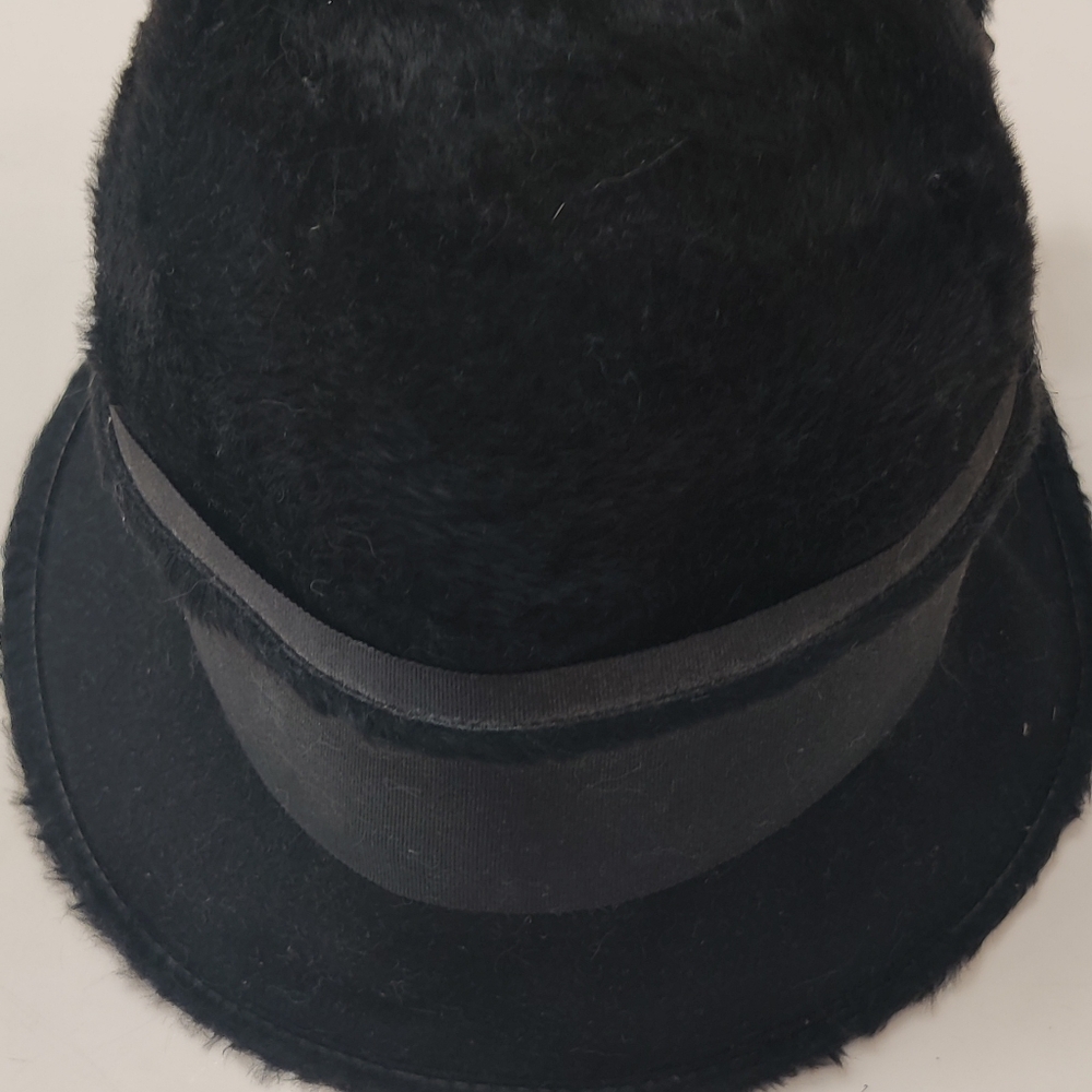 Yves Saint Laurent Black Womens Hat with Black Band